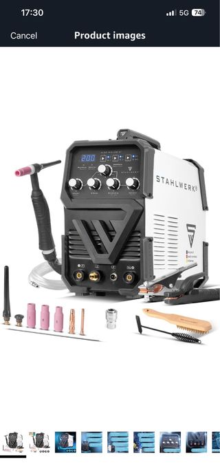 Soldadora TIG STAHLWERK AC/DC 200 ST