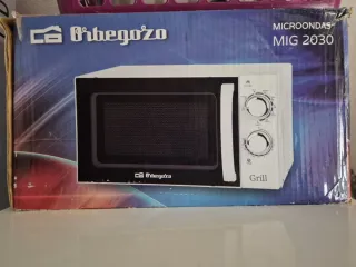 Microondas blanco con grill