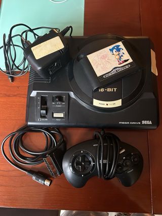 Console Sega Mega Drive nera + Sonic