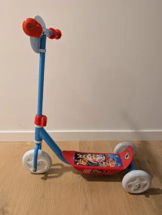 Patinete infantil de tres ruedas Paw Patrol