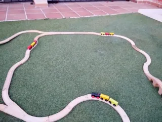 TRENES DE MADERA IKEA 5 CIRCUITOS