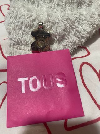 Colgante Tous Oso Corazón Plata Pulido