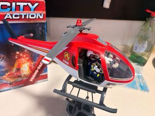 Playmobil Misión Rescate Helicóptero y Barco