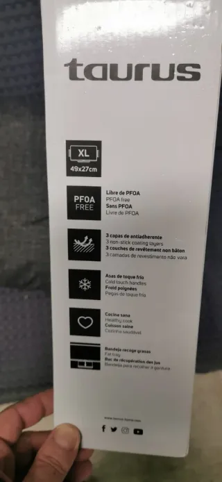 Plancha Taurus Steakmax 2200W