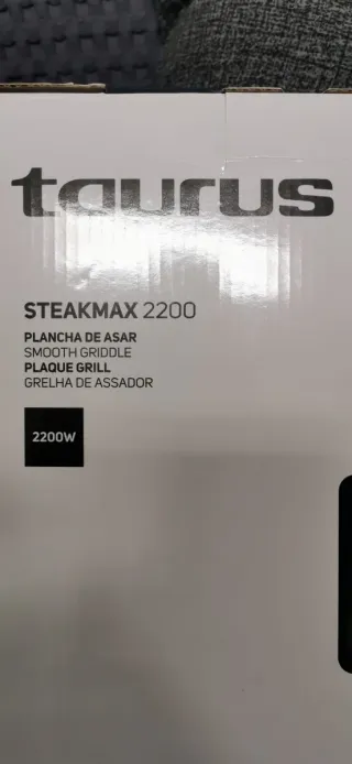 Plancha Taurus Steakmax 2200W