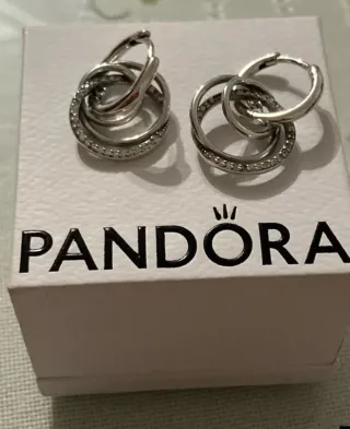 Pendientes Aro Círculo Familiar Pandora