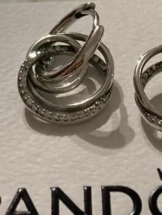 Pendientes Aro Círculo Familiar Pandora