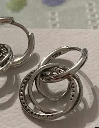 Pendientes Aro Círculo Familiar Pandora