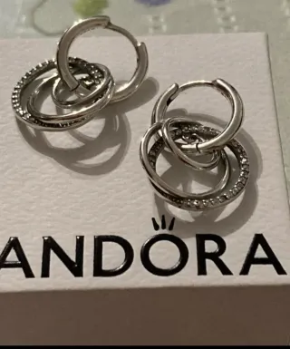 Pendientes Aro Círculo Familiar Pandora