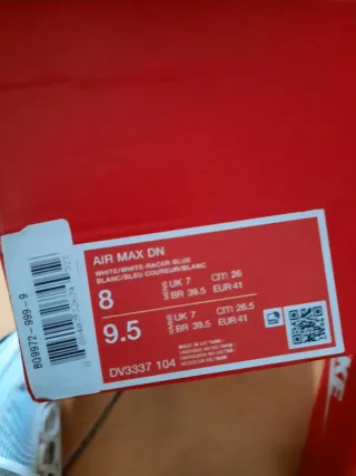 Zapatillas Nike Air Hombre Blancas y Azules