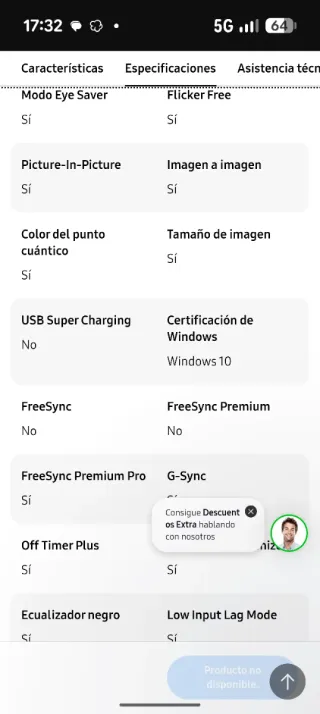 Monitor Samsung Odyssey G9 49 Dual QHD Curvo