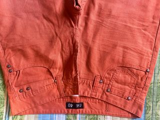Pantalón pana fina Tommy Hilfiger naranja Talla 46