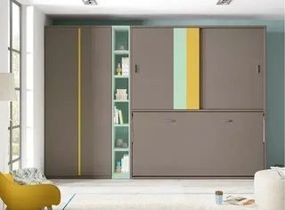 CAMA ABATIBLE CON ARMARIO