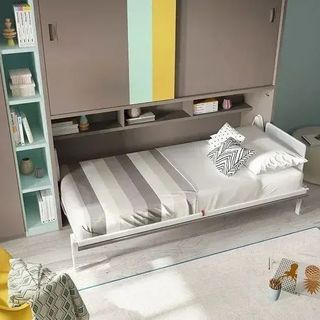 CAMA ABATIBLE CON ARMARIO