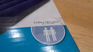 Colchón inflable Intex 137x191x22 cm