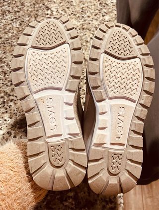 Zapatillas Levis Chica Beige/Blanco Talla 38