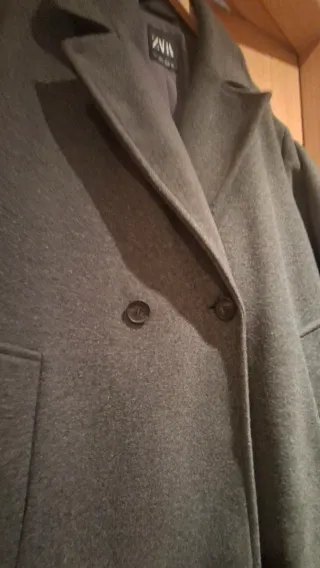 Abrigo Zara Gris Nuevo