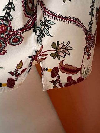 Blusa Sfera Estampado Floral Talla XL-Nueva