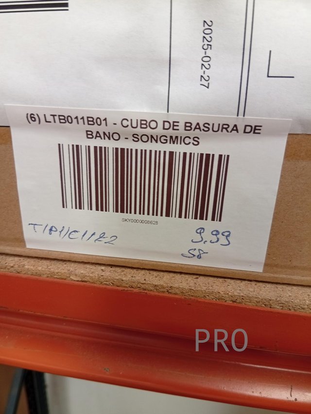 Cubo de Basura de Baño - LTB011B01 - SONGMICS