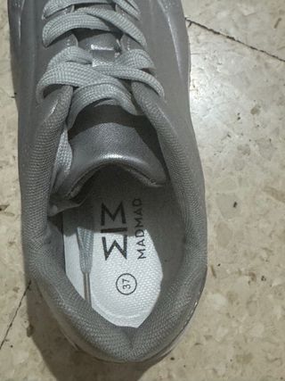 Sneakers argentate sportive