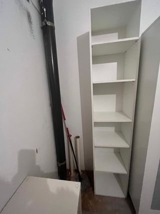 Estantería blanca de madera 2x40x32