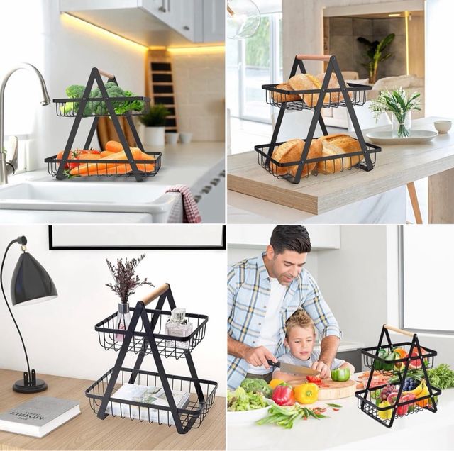 Frutero Organizzatore Cucina 2 Livelli