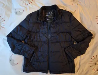 Plumífero Barbour Negro