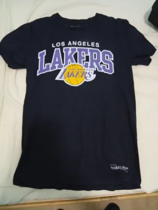 Camiseta Mitchell & Ness Lakers Negra