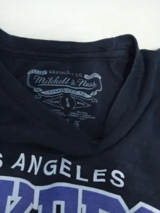 Camiseta Mitchell & Ness Lakers Negra