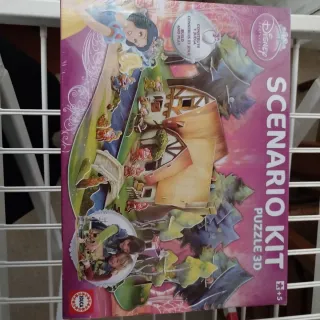 Puzzle 3D Disney Princesas Scenario Kit