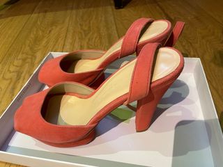 Tacones Bimba y Lola Naranja Talla 39