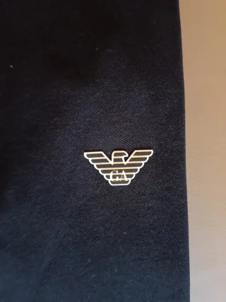 Polo Emporio Armani Negro Talla S