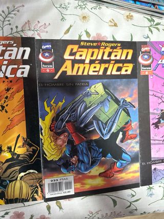 Lote 3 cómics Capitán América