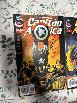 Lote 3 cómics Capitán América