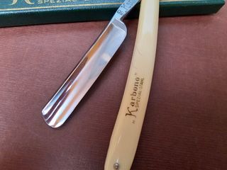 Navaja afeitar Karbono Solingen nueva afilada