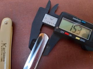 Navaja afeitar Karbono Solingen nueva afilada