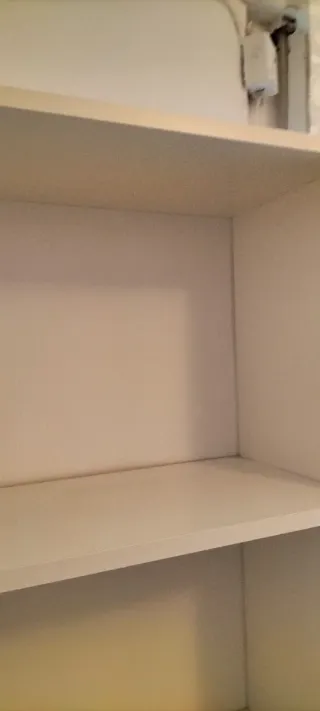 Estantería blanca de madera 5 estantes