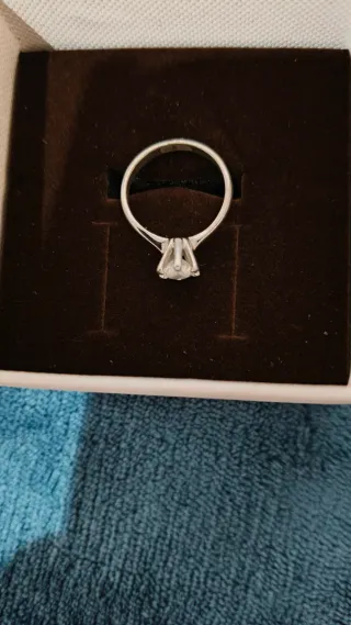 Anillo compromiso diamante Caribeño