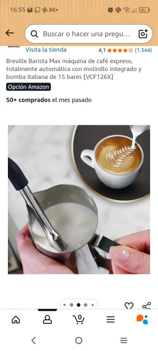 Cafetera Breville Barista Max Automática