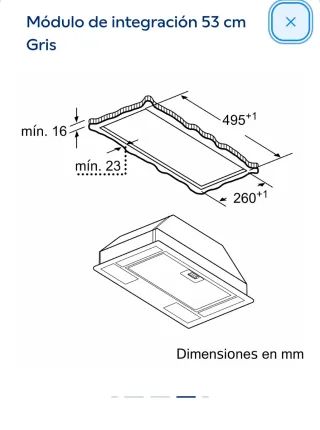 Campana extractora Balay 3BF263NX Gris