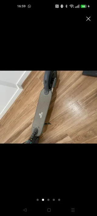 Patinete eléctrico sin usar