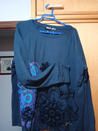 Jersey Desigual azul y morado