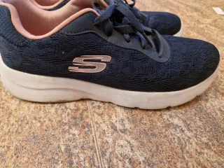 Zapatillas Skechers Azul y Rosa