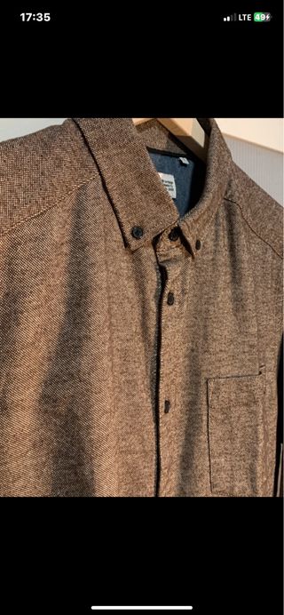 Camisa manga larga !Solid Talla L