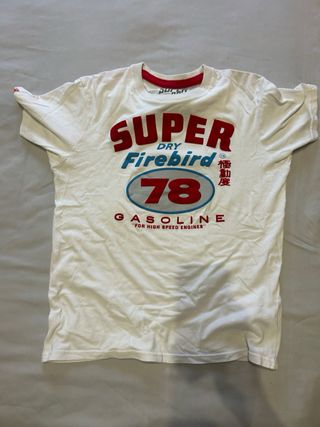 Camiseta Superdry blanca