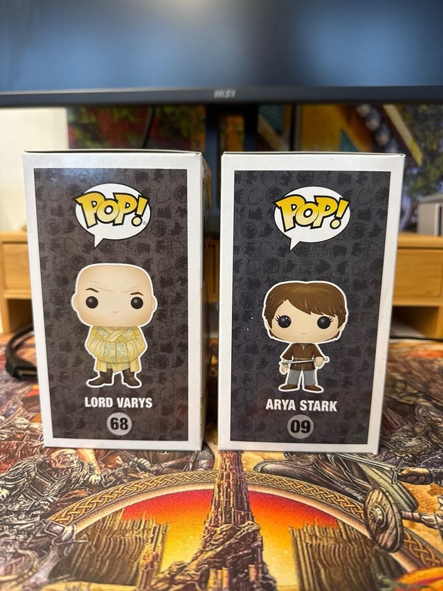 Funko Pop! Juego de Tronos Lord Varys y Arya Stark