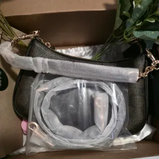 Bolso Coach Teri Signature Marrón Dorado