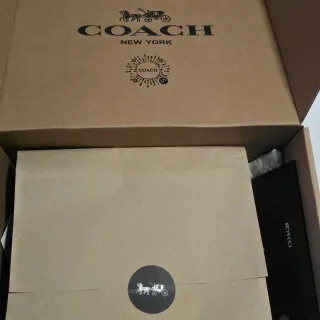 Bolso Coach Teri Signature Marrón Dorado