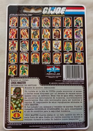 Kit Repro español G.I. Joe Croc Master