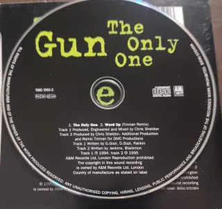 CD Gun The Only One.Single. The Only One & Word Up